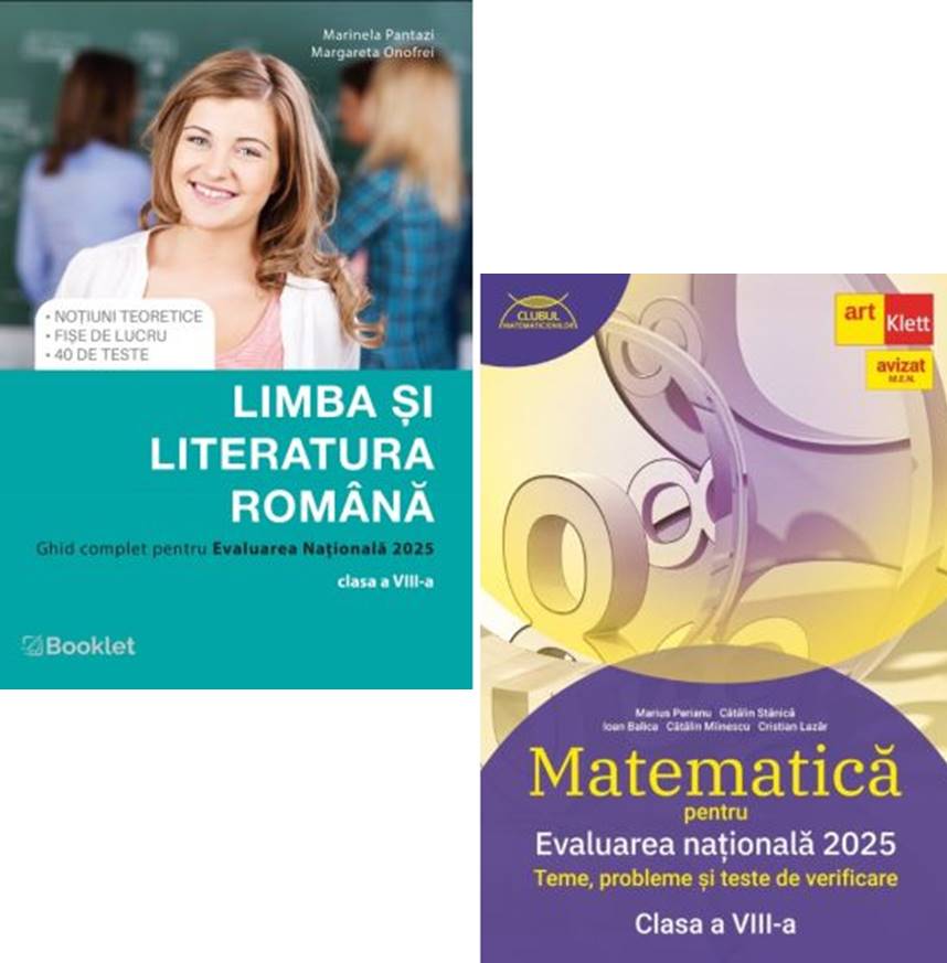 Pachet Evaluarea Nationala 2025. Limba si literatura romana si Matematica - Marinela Pantazi, Marius Perianu