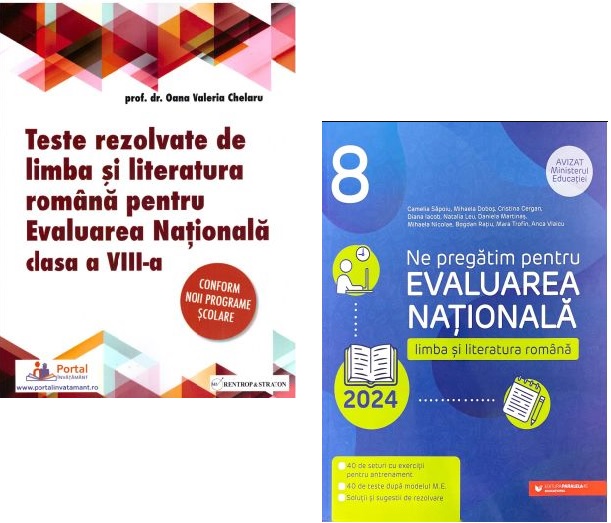 Pachet Evaluarea Nationala 2024. Limba si literatura romana Clasa 8 - Oana Chelaru Cristina Cergan