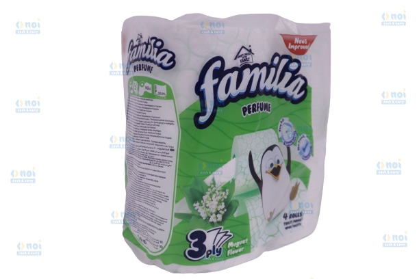 FAMILIA HARTIE IGIENICA MUGUET FLOWER 3STR 4ROLE/SET