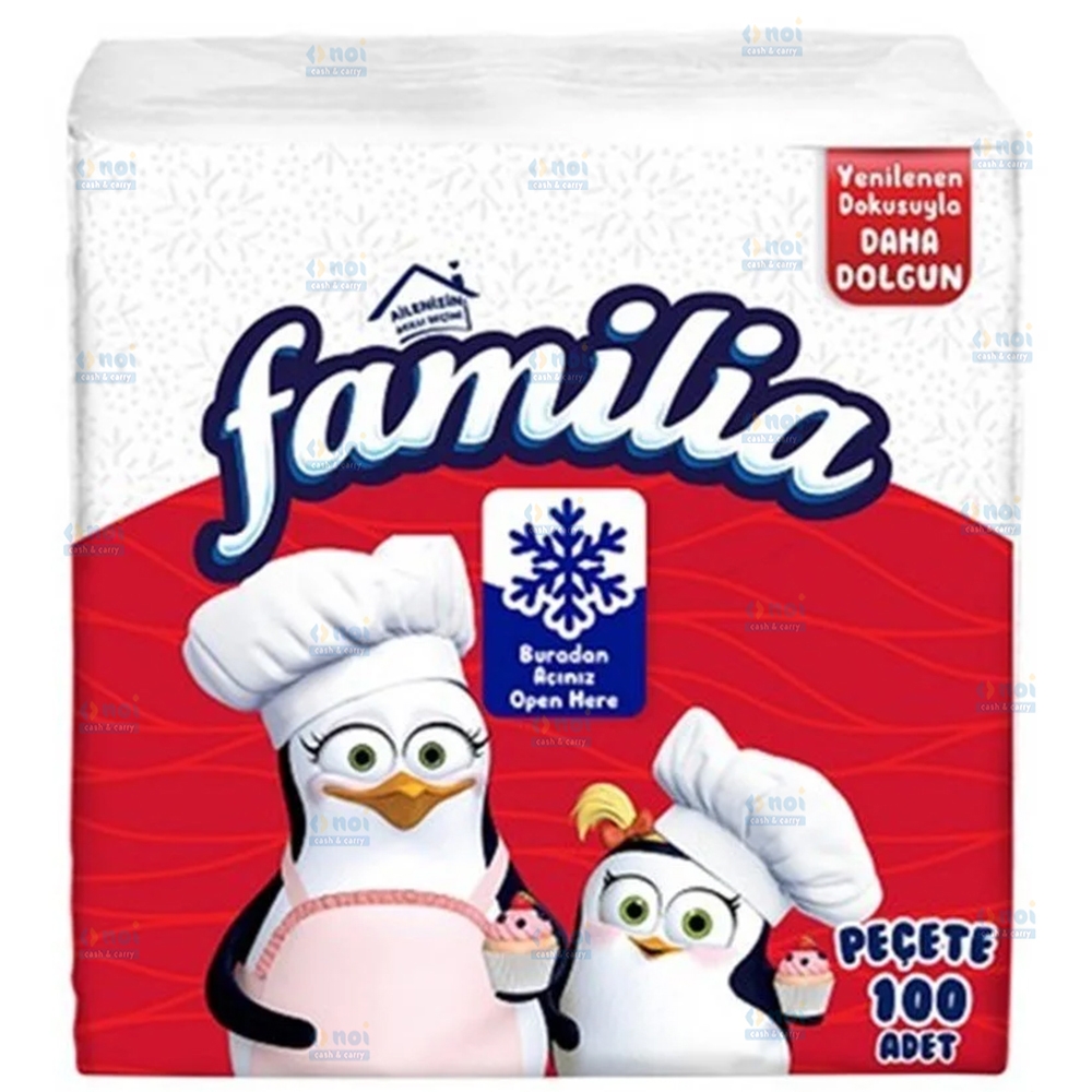 FAMILIA SERVETELE DE MASA SIMPLE 1STR 30X30CM 100BUC