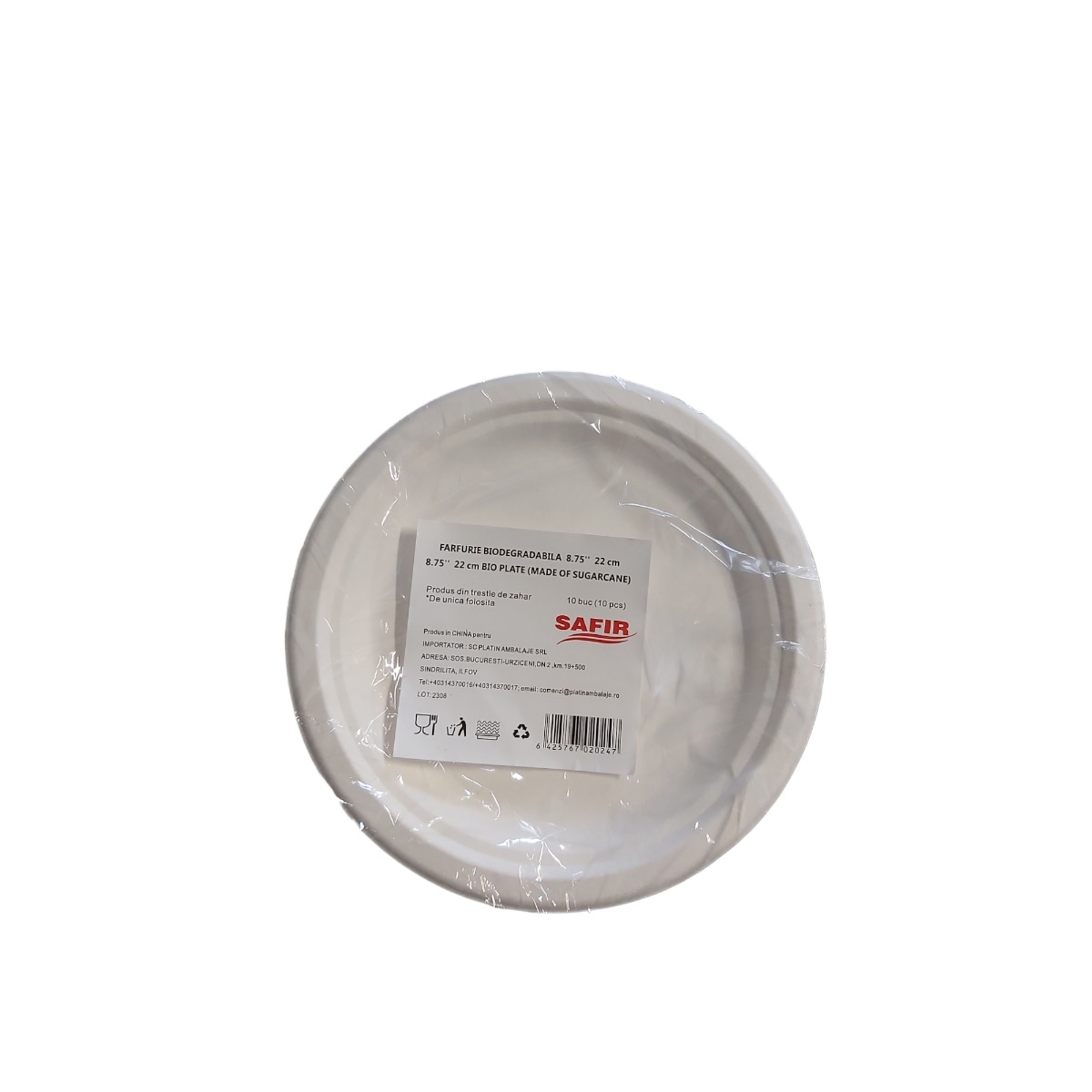 FARFURIE BIO 22CM 10 BUC/SET