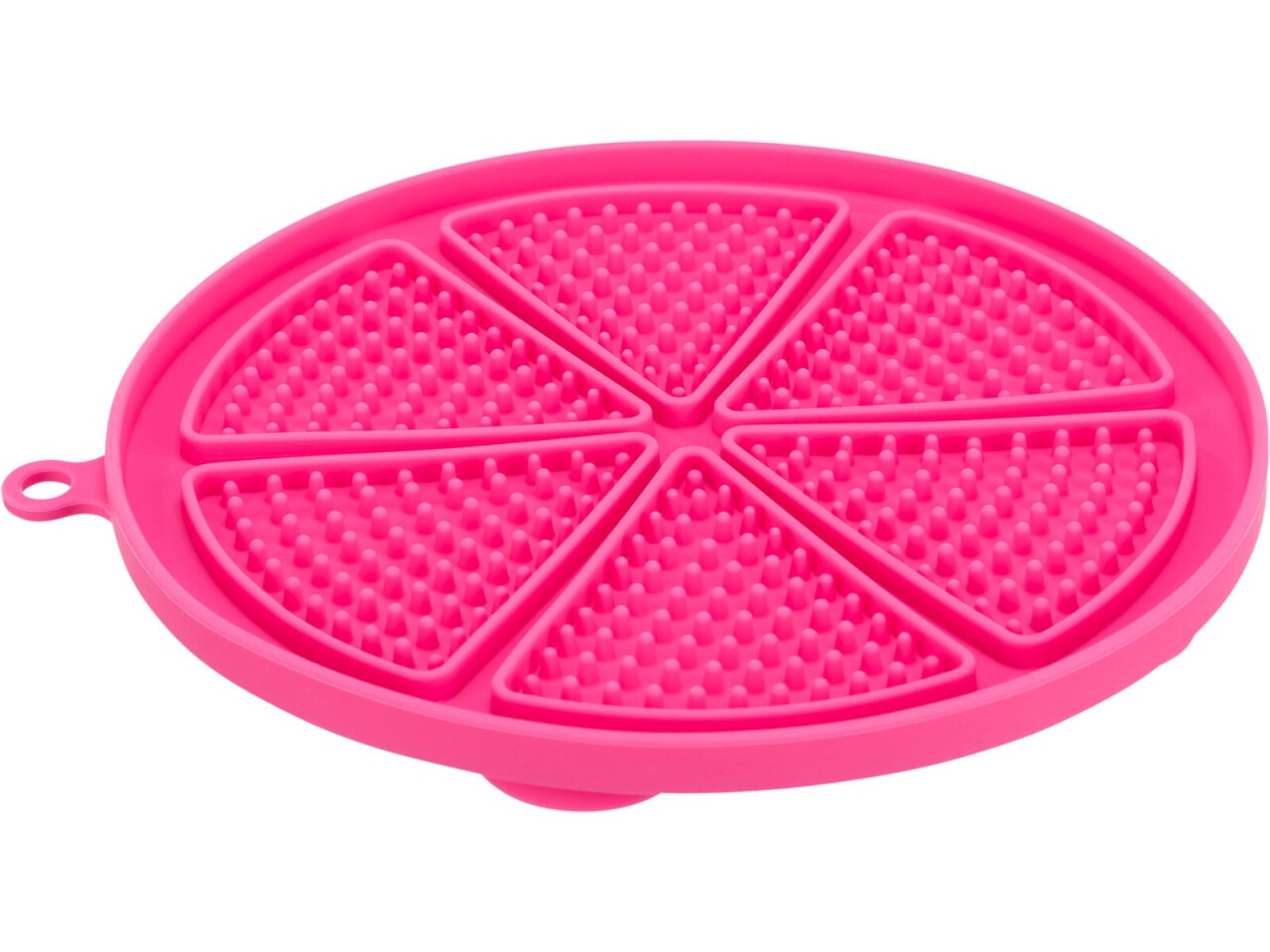 Trixie Farfurie Pentru Hranire Lenta, Lick`n\'Snack, Cu Ventuze, Silicon, 18 cm, Roz, 34981