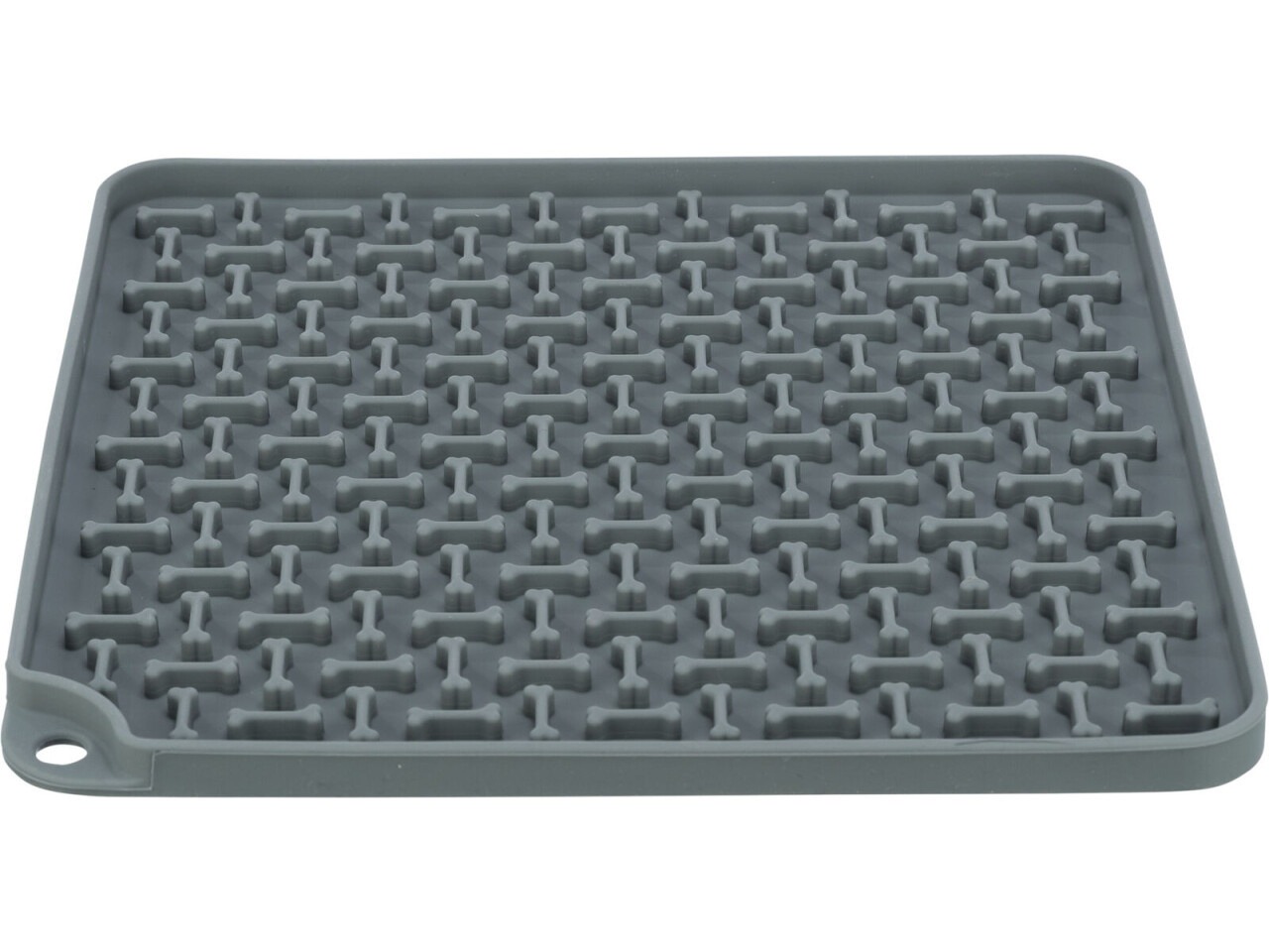 Trixie Farfurie Pentru Hranire Lenta, Lick’n\'Snack, Silicon, 20x20 cm, Gri, 34983