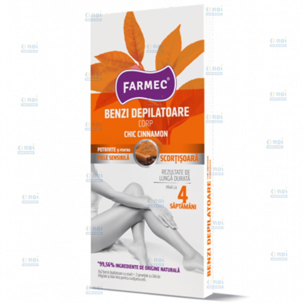FARMEC BENZI DEPILATOARE CORP CHIC CINNAMON 16BUC+2SERV.