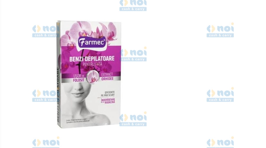 FARMEC BENZI DEPILATOARE FATA ORHIDEE 20BUC+2SERV.