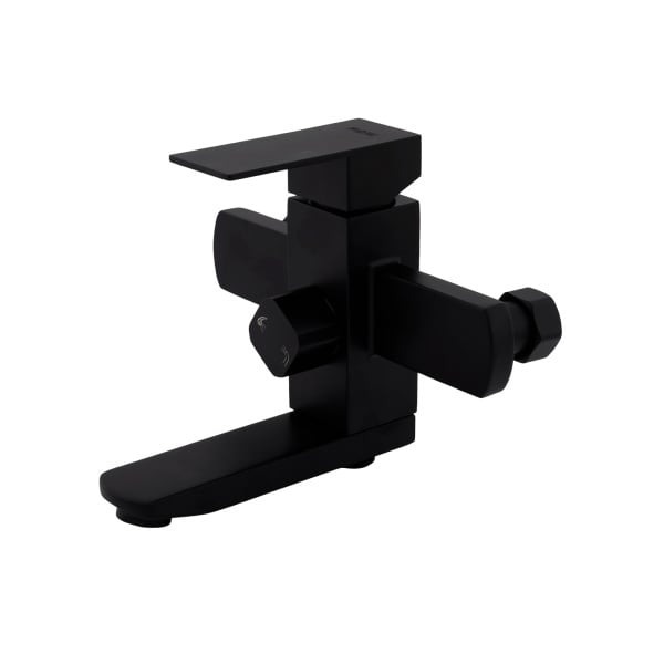 Baterie cada SUS 304 cu para de dus negru URBAN FLOW FB-09 Kub Black