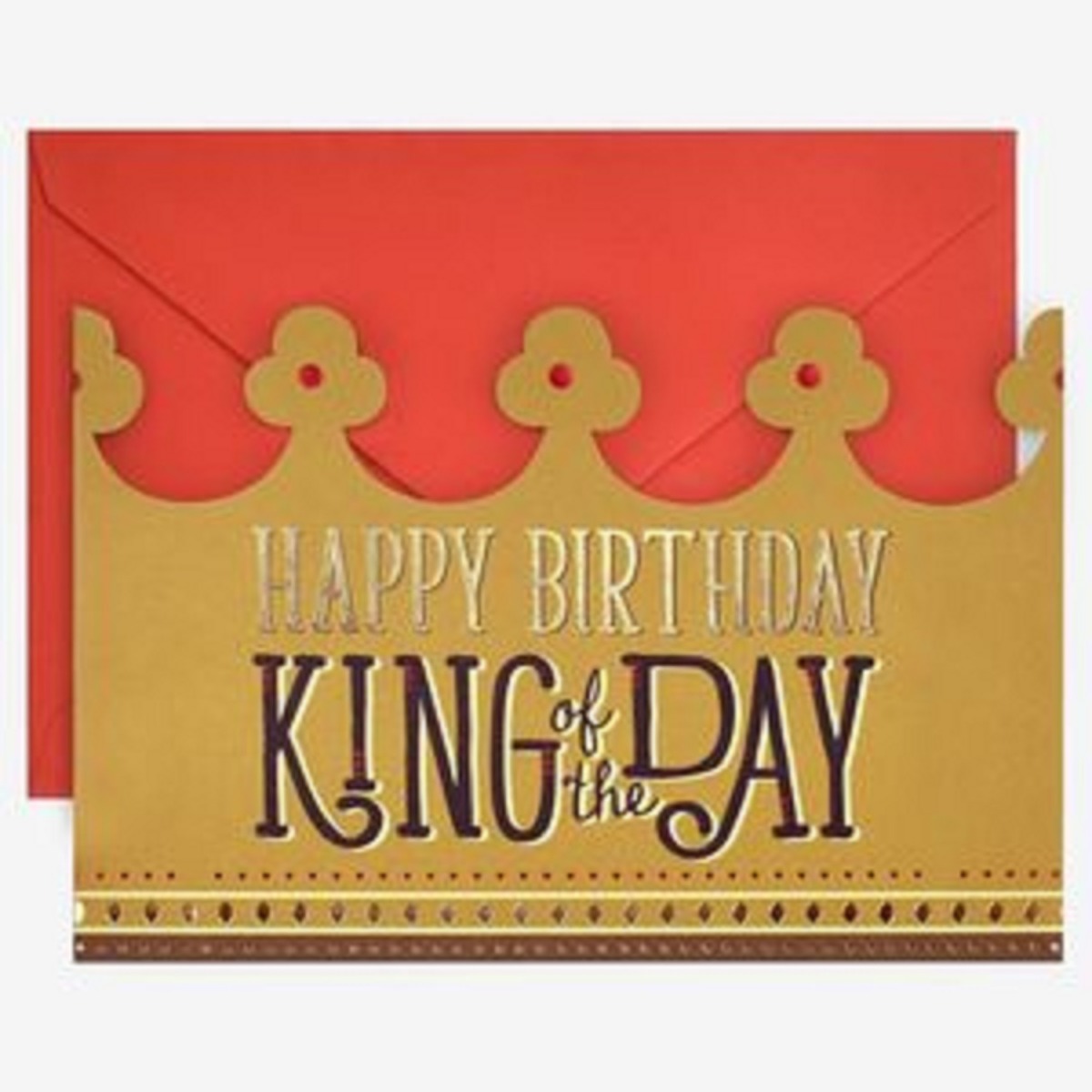 Felicitare King of the Day, Legami