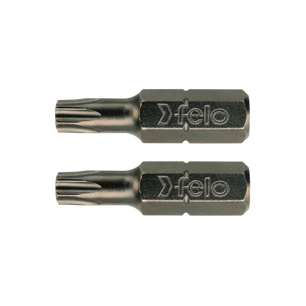 Set 2 biti Industriali profil Torx, Felo, C6.3, TX9, 25mm