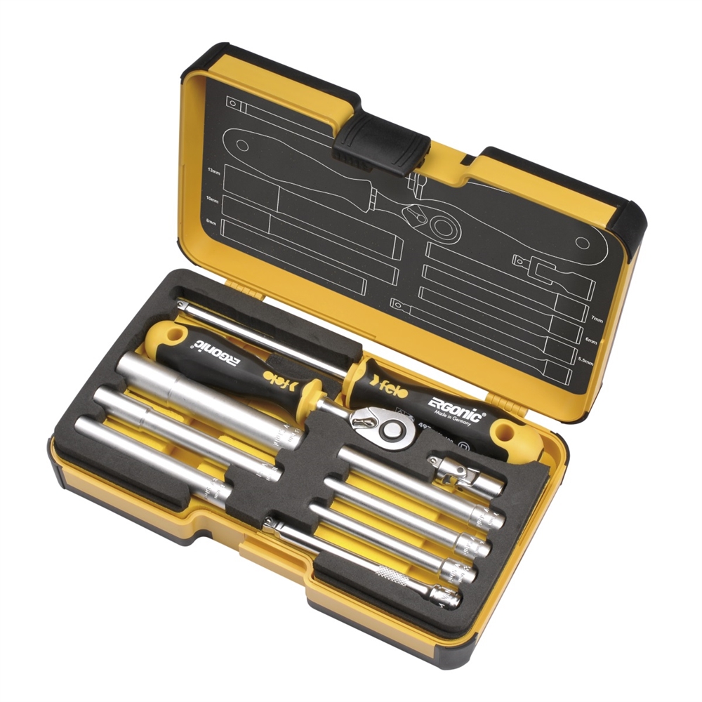Trusa Ergonic R-GO M-Tec, 10 piese in cutie StrongBox