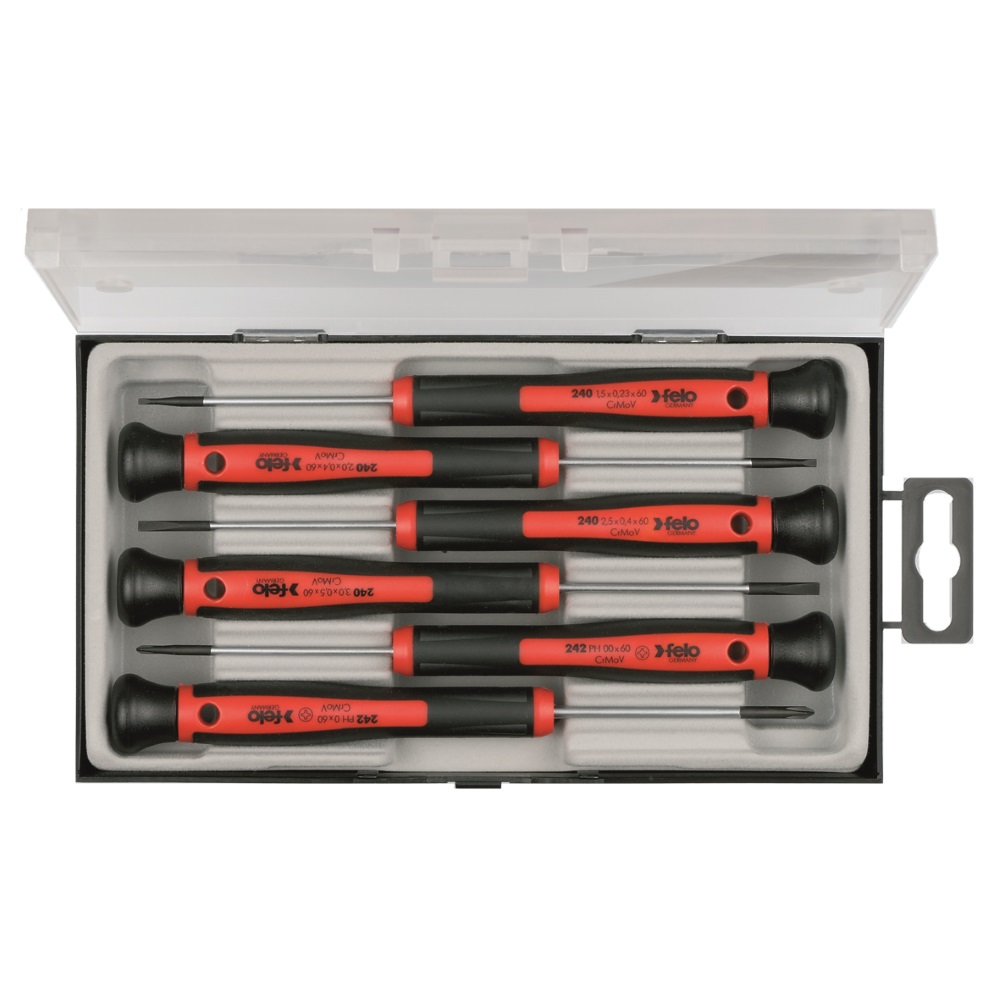 Trusa surubelnite de precizie reparatii GSM, Felo, 6 piese