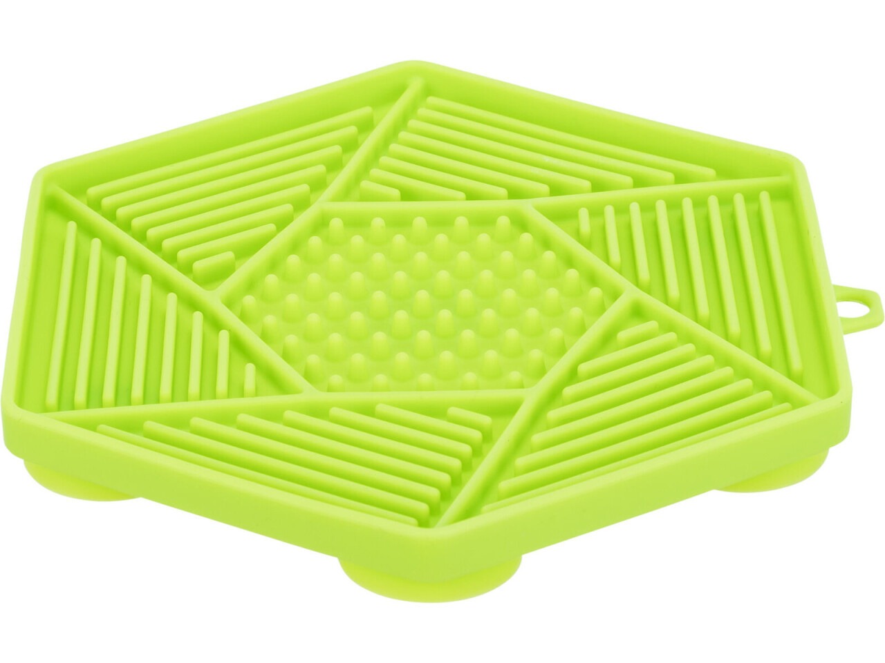 Trixie Farfurie Pentru Hranire Lenta, Lick`n\'Snack, cu Ventuze, din Silicon, 17 cm, Verde, 34980