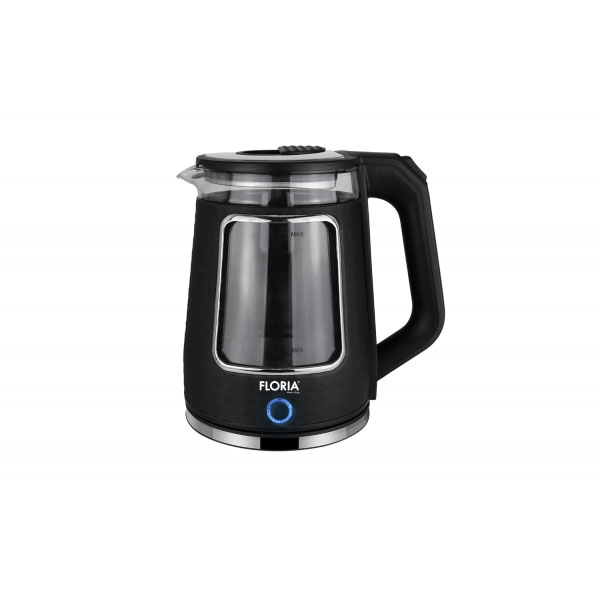 Fierbator electric, putere 1800W, capacitate 1.8l, baza rotativa 360°, Floria