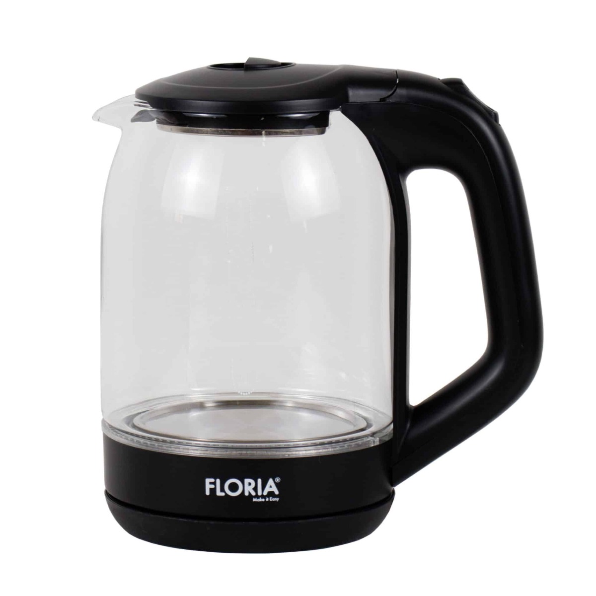 Fierbator electric sticla cu iluminare LED, 1.8 l, 1500W, Floria