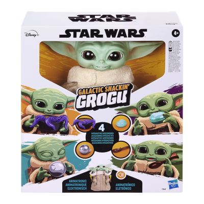 Figurina animatronica - Gustarea Galactica Grogu Baby Yoda Mandalorianul, Star-Wars