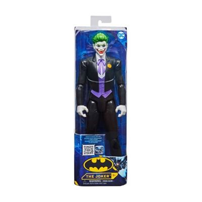 Figurina Batman, Joker in costum negru, 30 cm