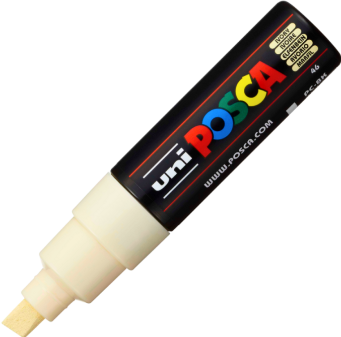 Marker UNI PC-8K 8. 0 mm varf tesit fildes Posca M654