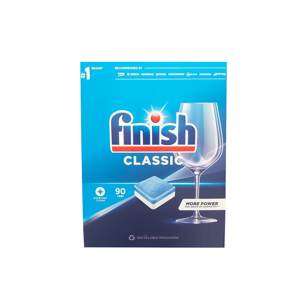 FINISH DETERGENT DE VASE CLASSIC TABLETE 90BUC