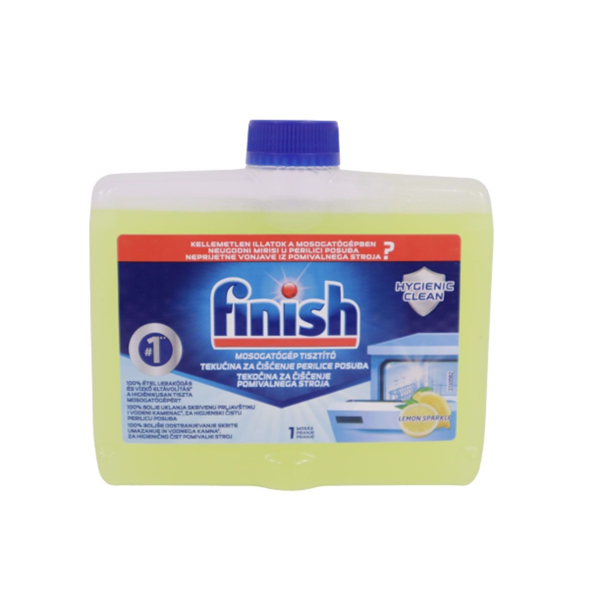 FINISH SOLUTIE INTRETINERE MASINA SPALAT VASE LEMON 250ML