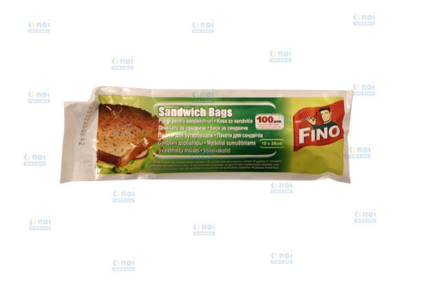 FINO PUNGI PENTRU SANDWICH-URI 18X28 CM 100 BUC