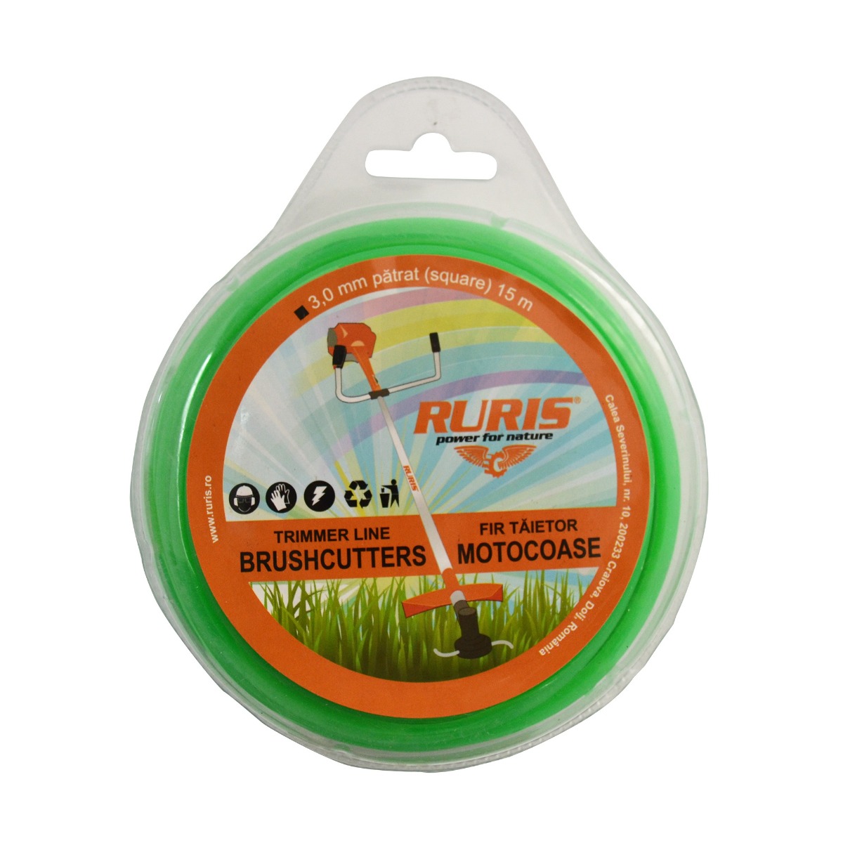 Fir Trimmer 3.0 mm {Patrat} 15 m