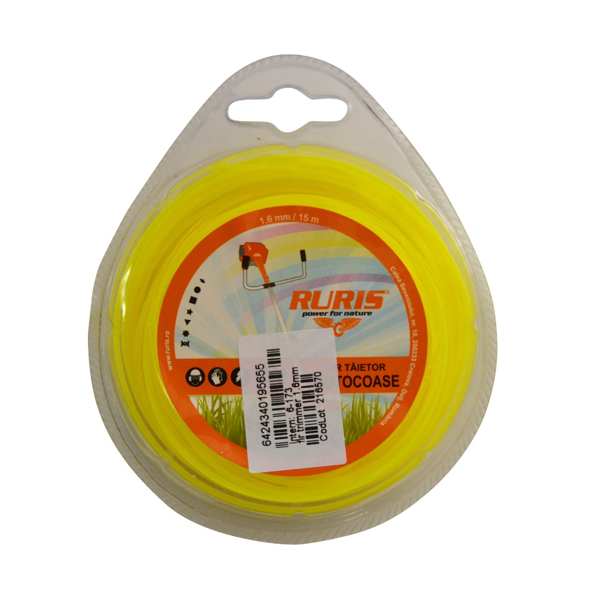 Fir Trimmer 1.6 mm {Rotund} 15 m