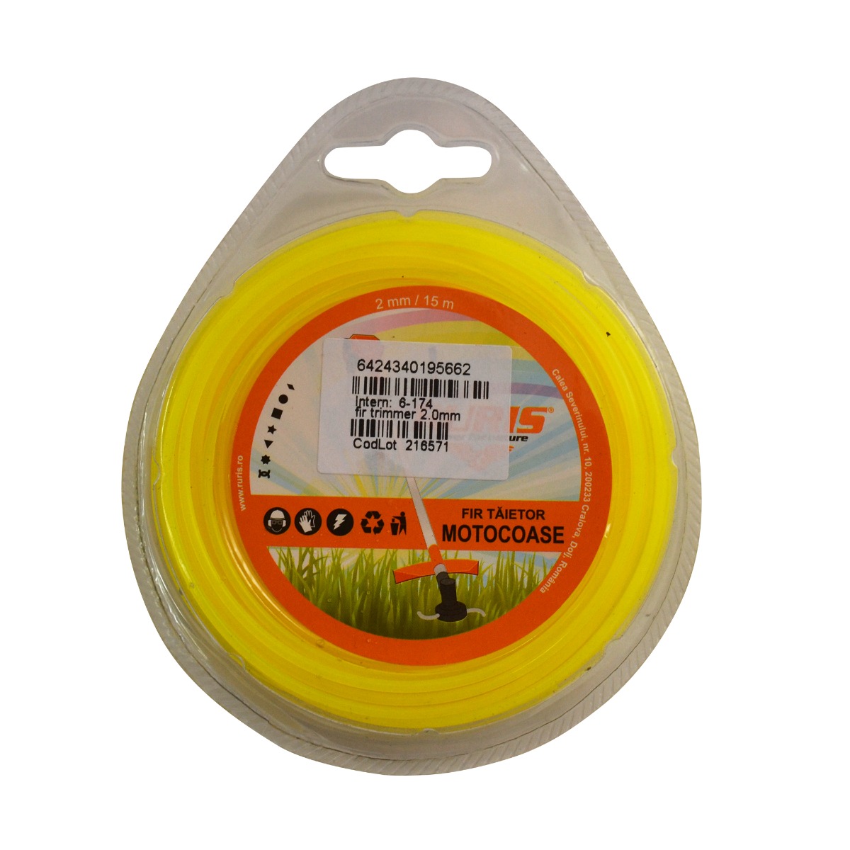 Fir Trimmer 2.0 mm {Rotund} 15 m