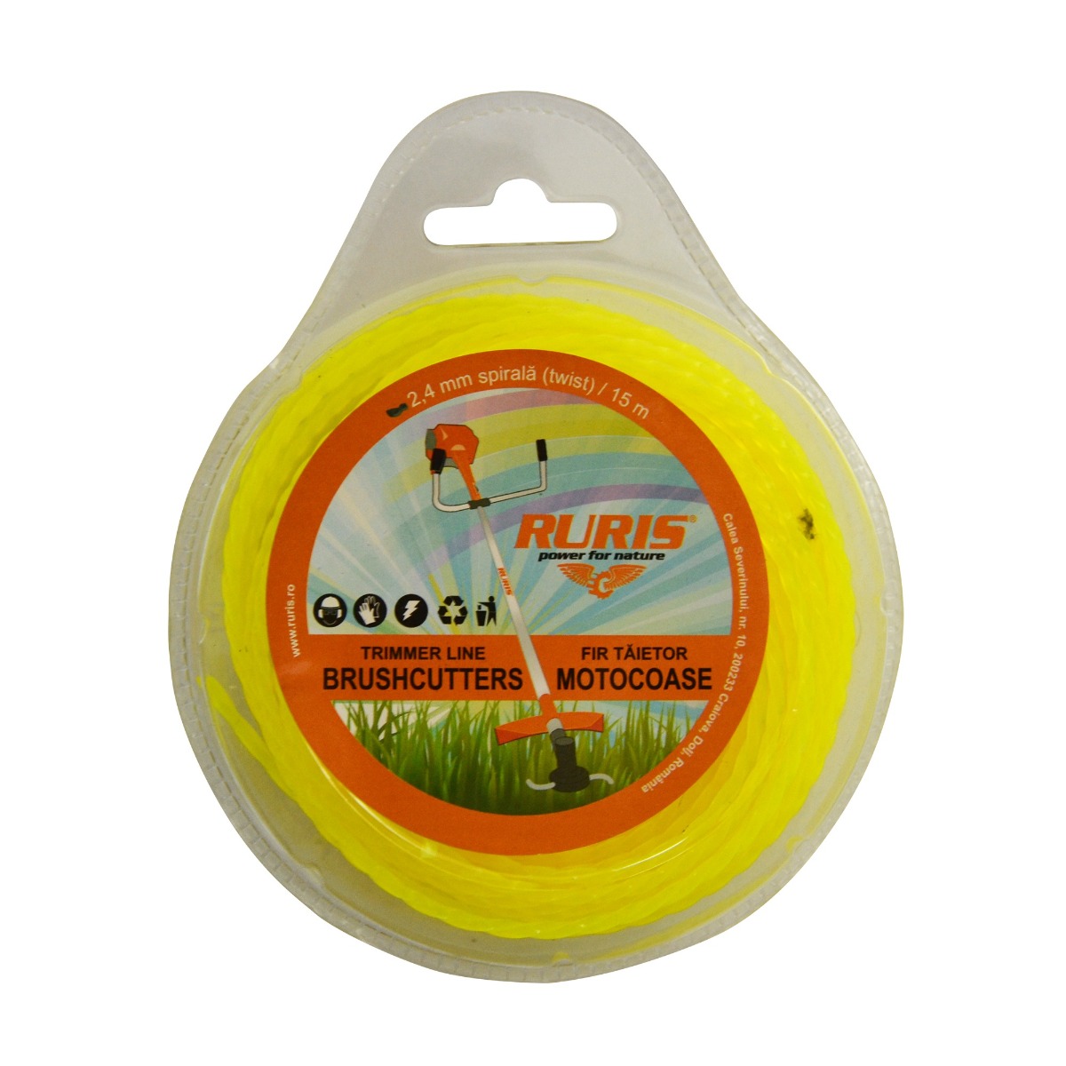 Fir Trimmer 2.4 mm {Spirala} 15 m