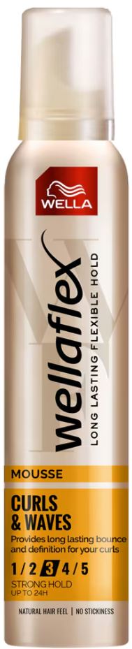 WELLAFLEX SPUMA PAR CURLS&WAVES STRONG HOLD 3 200ML
