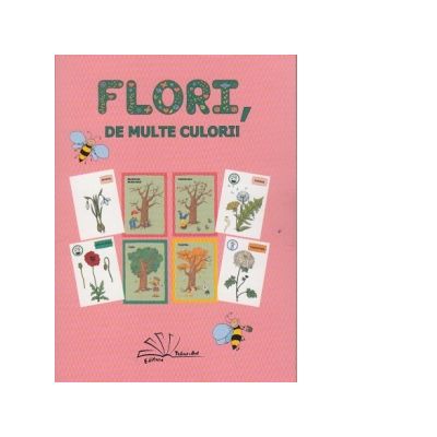 Flori, de multe culori. Set jetoane