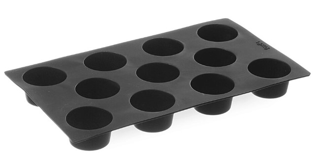 Forma copt din silicon pentru 11 Mini-Muffins cu diametrul de 53 x (H) 30 mm, Hendi, 325x176 mm