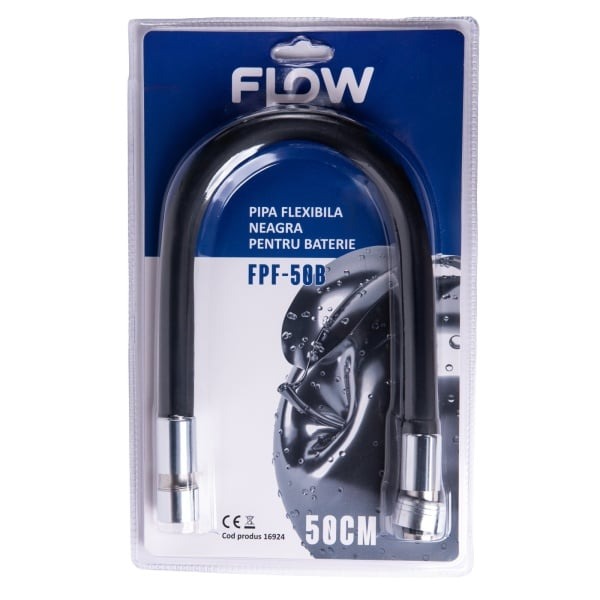 Pipa flexibila neagra pentru baterie, FLOW FPF-50B