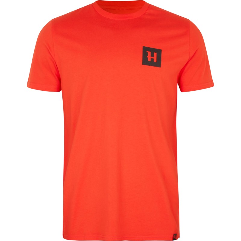 Tricou Vanatoare Frej S/S T-Shirt Orange Harkila-4XL