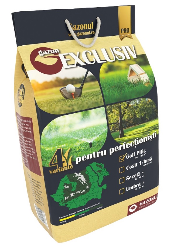 Seminte de gazon Exclusiv Golf Pitic, 4 kg, Gazonul