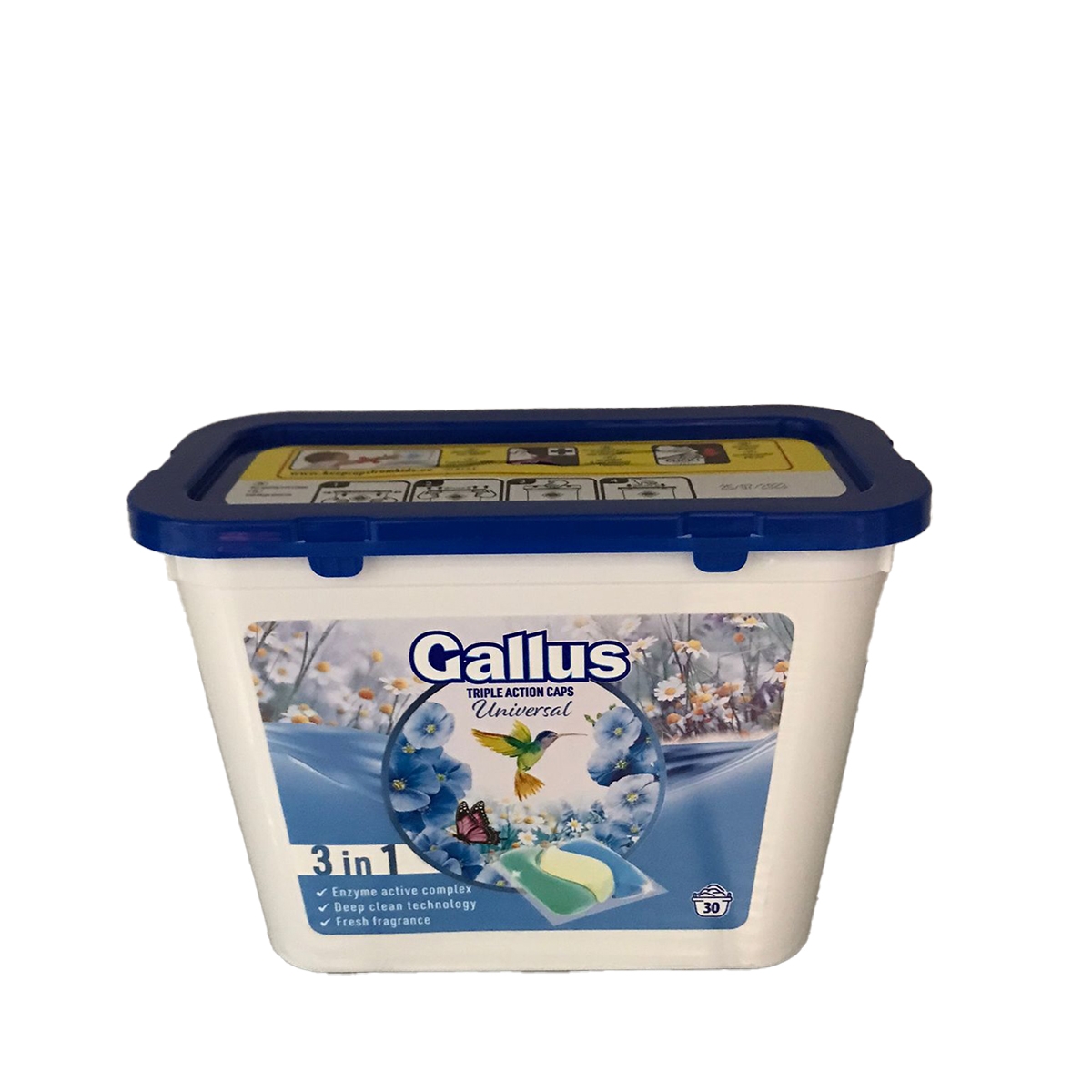 GALLUS 3IN1 DETERGENT UNIVERSAL CAPSULE 30 BUC