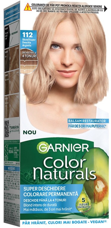 GARNIER COLOR NATURALS VOPSEA DE PAR 112 BLOND SUPER DESCHIS ARGINTIU