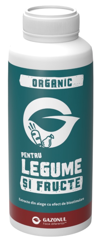 Biostimulator Organic pentru Legume si Fructe, 1L, Gazonul