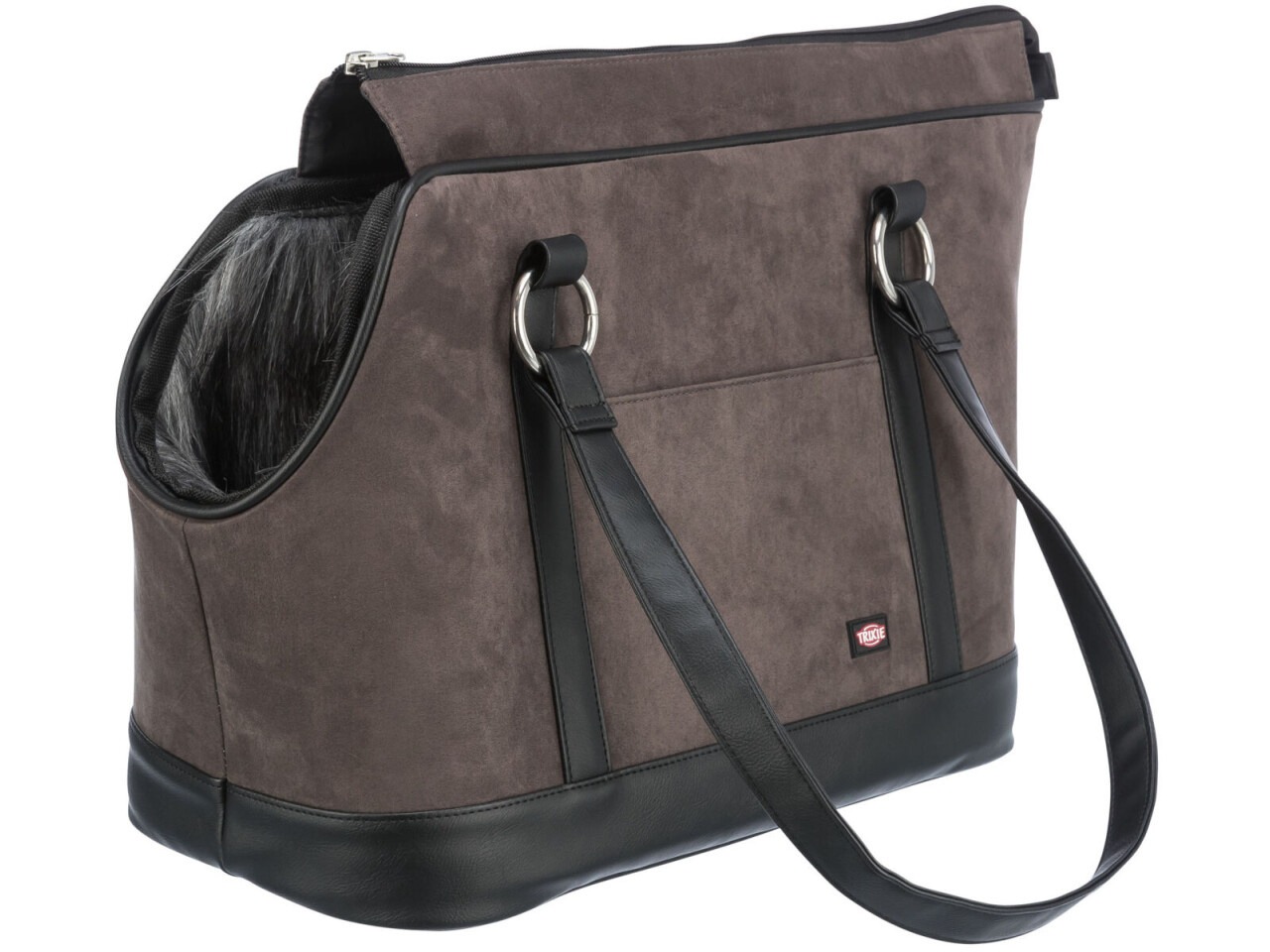 Trixie  Geanta De Transport, Alfie, 21x30x43 cm, Pana la 7 kg, Gri, 28874