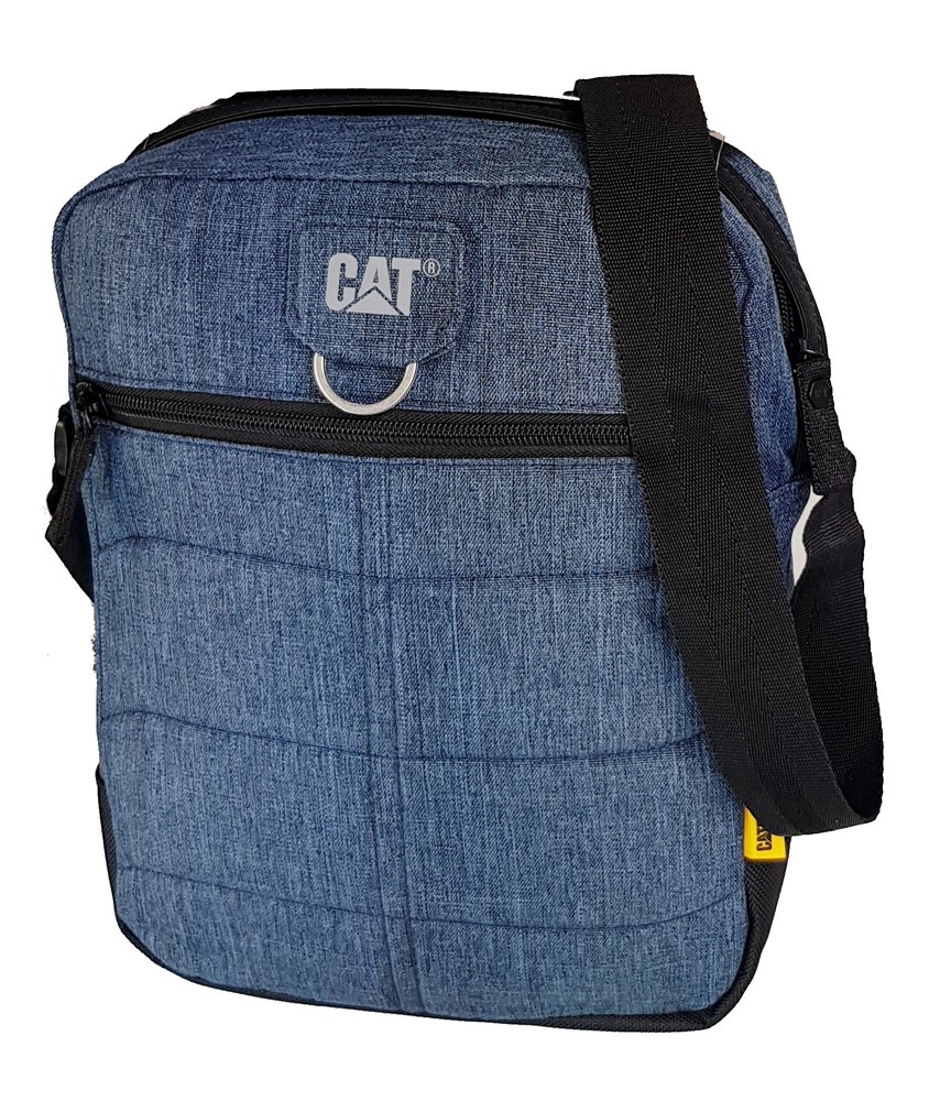 Borseta de umar CATERPILLAR Millennial Classic - Ryan, material 600D HD polyester - negru/bleumarin