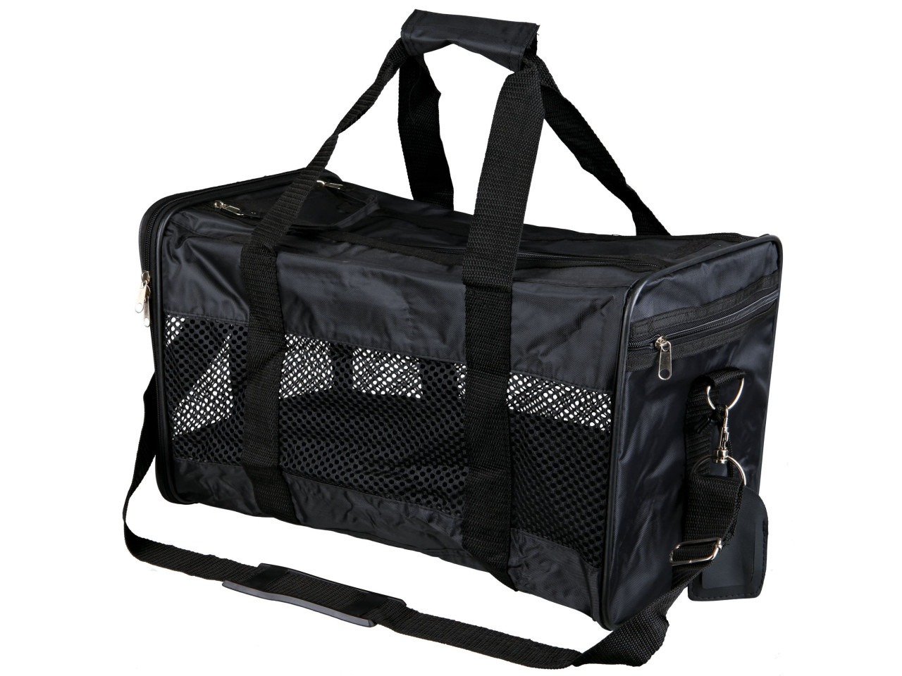 Trixie  Geanta De Transport, Ryan, 26x27x47 cm, Pana la 6 kg, Negru, 28841