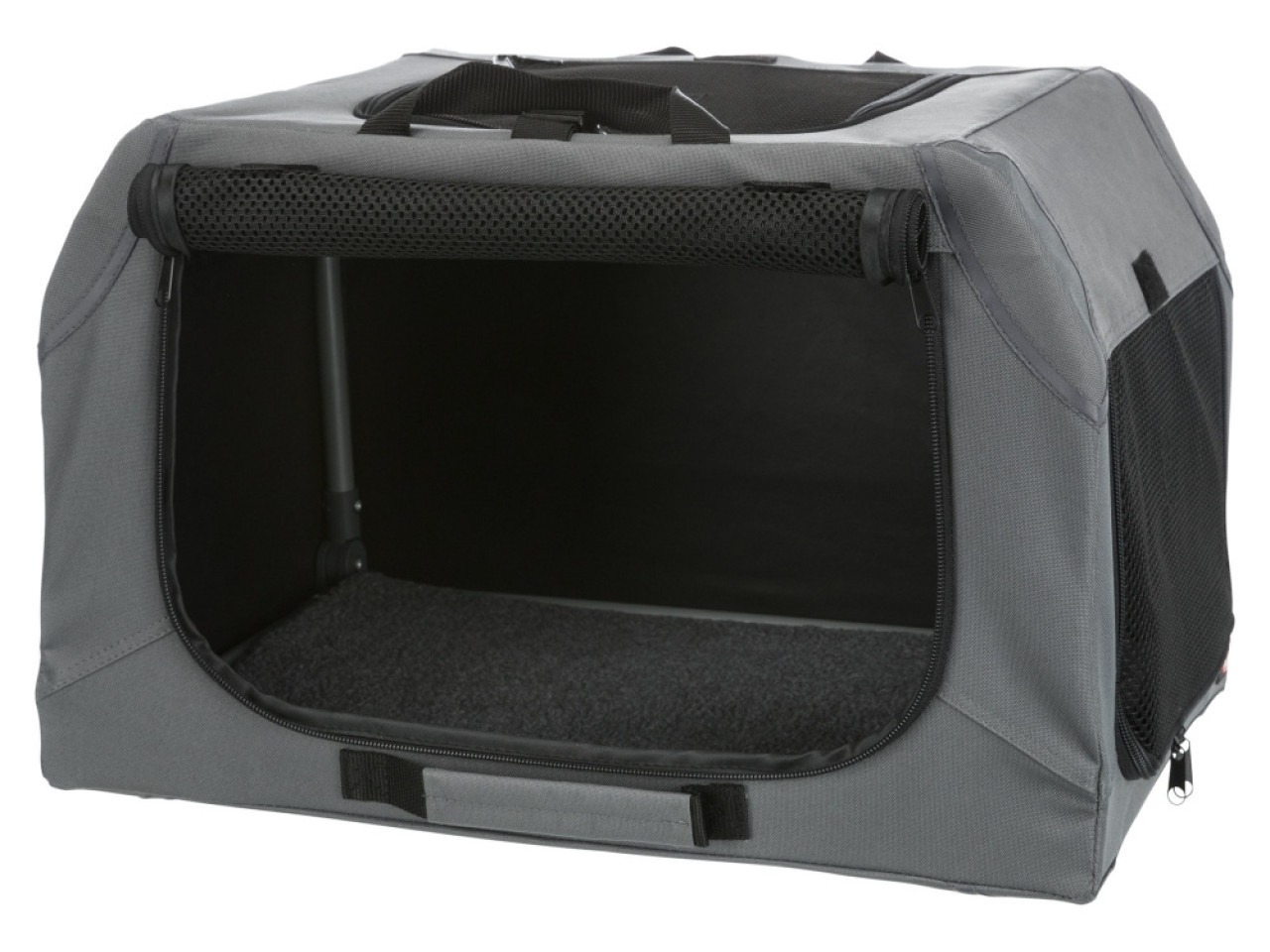 Trixie Geanta Transport Auto/Cazare Caini, Easy, XS-S: 50x33x36 cm, Gri, 39732
