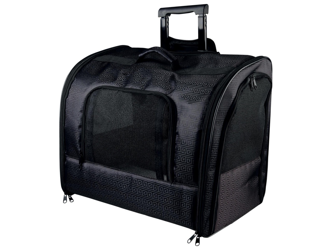 Trixie Geanta De Transport, Troler Elegance, 45x41x31 cm, Pana la 10 kg, Negru, 2881