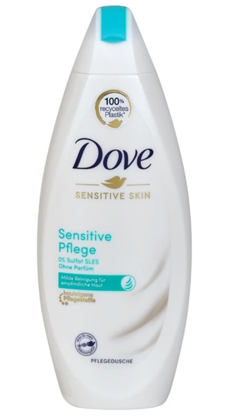 Gel de dus fara parfum Sensitive Skin 250 ml, Dove