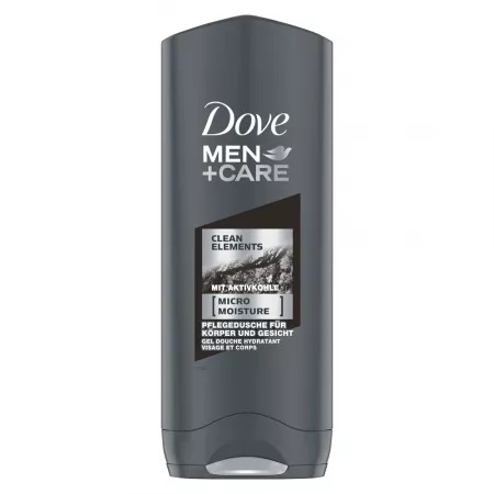 DOVE MEN+CARE GEL DE DUS CHARCOAL&CLAY 250ML