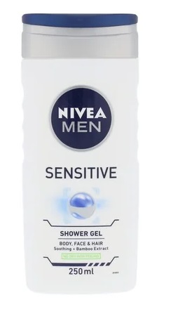 NIVEA MEN GEL DE DUS 250ML SENSITIVE
