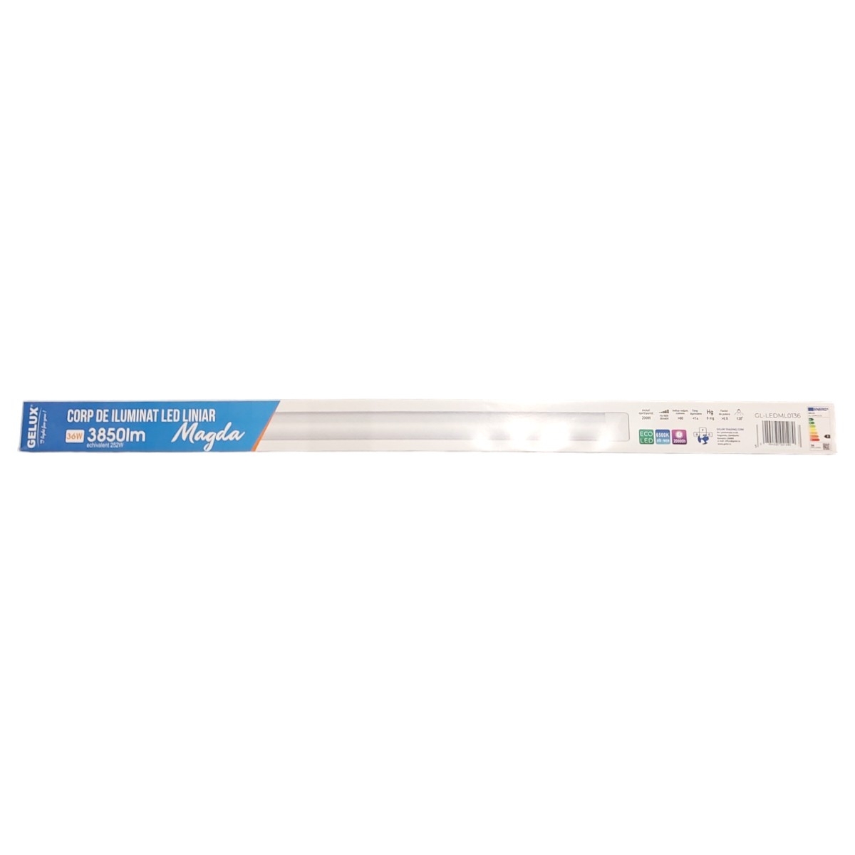 GELUX CORP DE ILUMINAT 36W MAGDA 120CM IP20 GL-LEDML0136