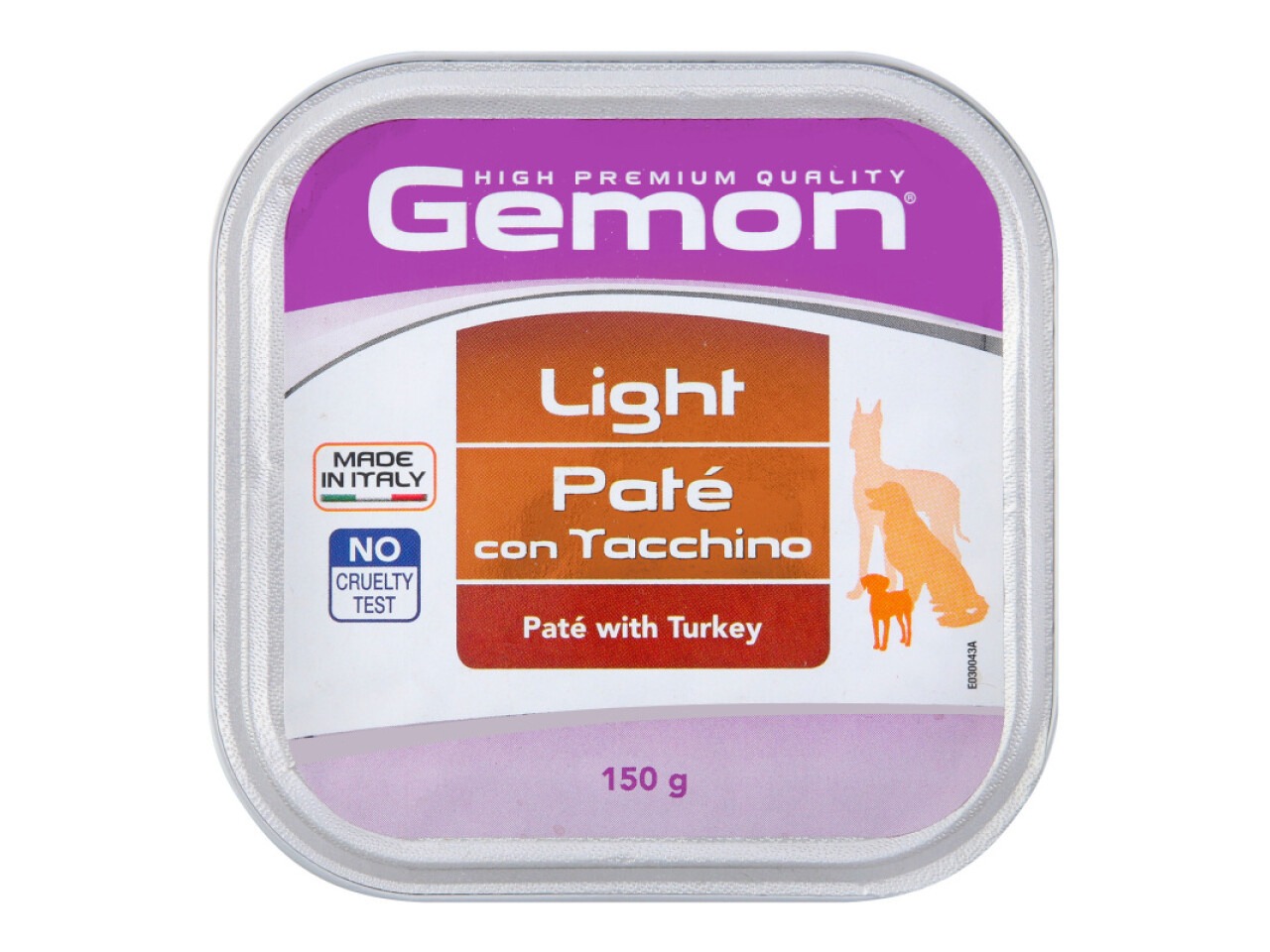 Monge Hrana Umeda Pentru Caini, Gemon Light, Adult, Pate Cu Curcan, 150 g
