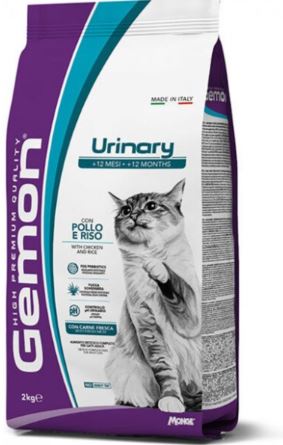 Hrana Uscata Pentru Pisici, Gemon Urinary, Cu Pui Si Orez, 2 kg