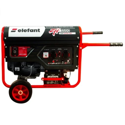 Generator pe benzina ZH5500 ELEFANT Iesire curent 5,5 kW, siguranta de pornire, indicator de benzina