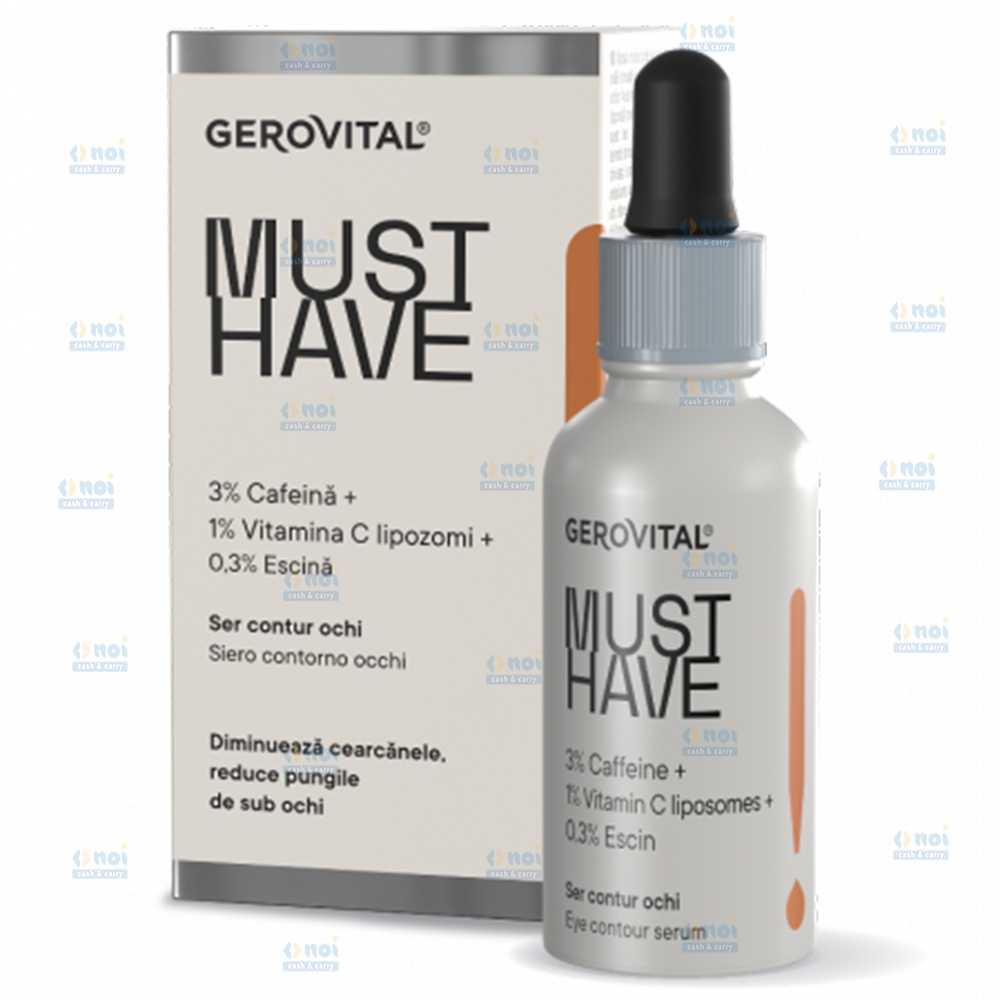 GEROVITAL MUST HAVE SER CONTUR OCHI 3%CAFEINA 30ML
