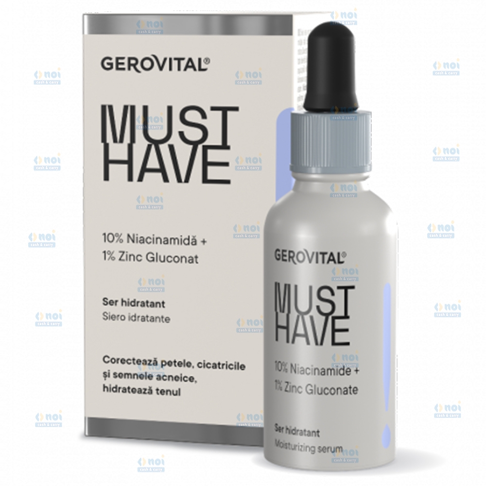 GEROVITAL MUST HAVE SER HIDRATANT 10%NIACINAMINA 30ML